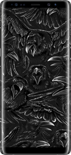3D пластиковий матовий чехол Вороня лють для Samsung Galaxy Note 8 - 6474m-1020 изображение 