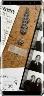 3D пластиковий матовий чехол Aesthetic Scrapbook Collage для Samsung Galaxy Note 8 - 6773m-1020 изображение 