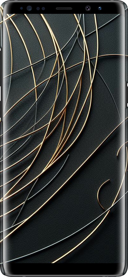 3D пластиковий матовий чехол Зв'язок між світами для Samsung Galaxy Note 8 - 5837m-1020 изображение 