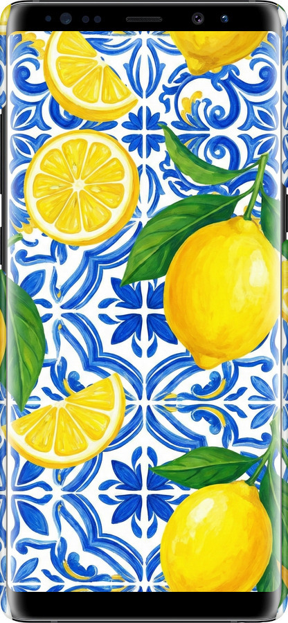 3D пластиковый матовый чехол Grocery Girl Italian Summer для Samsung Galaxy Note 8 - 6766m-1020 изображение 