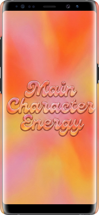 3D пластиковый матовый чехол Aura Gradient Main Character Energy Aesthetic Y2K для Samsung Galaxy Note 8 - 6783m-1020 изображение 