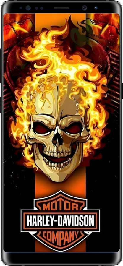 2D пластиковий чехол Харлей девидсон для Samsung Galaxy Note 8 - 6370t-1020 изображение 