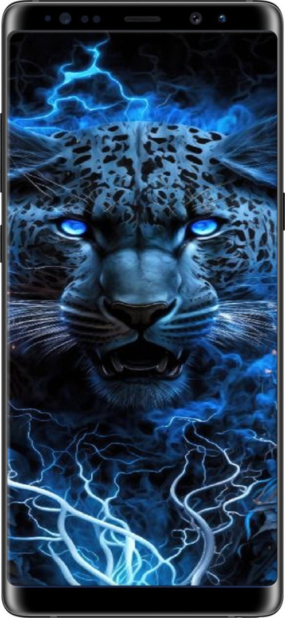 2D пластиковый чехол Ледяной леопард для Samsung Galaxy Note 8 - 6460t-1020 изображение 