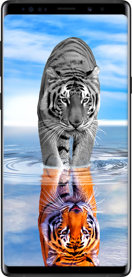 TPU чехол Тигр для Samsung Galaxy Note 9 N960F - 6016b-1512 изображение 