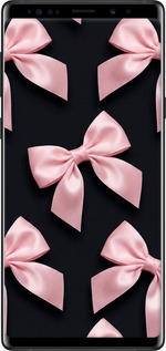 Силиконовый чехол Coquette Ribbons Dark Coquette для Samsung Galaxy Note 9 N960F - 6767u-1512 изображение 