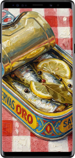 Силиконовый чехол Vintage Sardine Tin Phone для Samsung Galaxy Note 9 N960F - 6772u-1512 изображение 