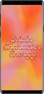 Силиконовый чехол Aura Gradient Main Character Energy Aesthetic Y2K для Samsung Galaxy Note 9 N960F - 6783u-1512 изображение 