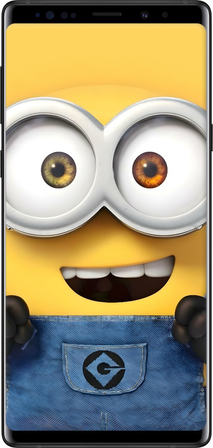 2D пластиковий чехол Миньон для Samsung Galaxy Note 9 N960F - 6389t-1512 изображение 