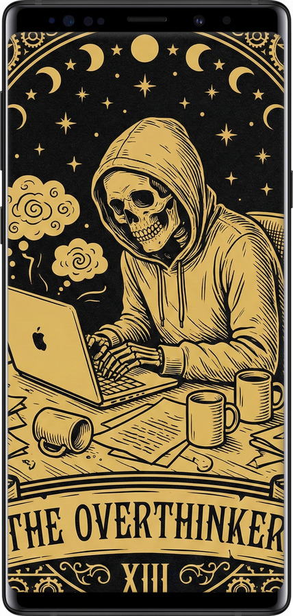 Силіконовий чехол The Overthinker для Samsung Galaxy Note 9 N960F - 6774u-1512 изображение 