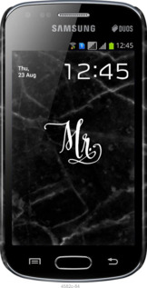 3D пластиковый глянцевый чехол Мрамор1 для Samsung Galaxy S Duos s7562 - 4582c-84 изображение 