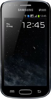 3D пластиковий глянцевий чехол Нічне небо для Samsung Galaxy S Duos s7562 - 6451c-84 изображение 