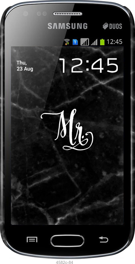 3D пластиковый глянцевый чехол Мрамор1 для Samsung Galaxy S Duos s7562 - 4582c-84 изображение 