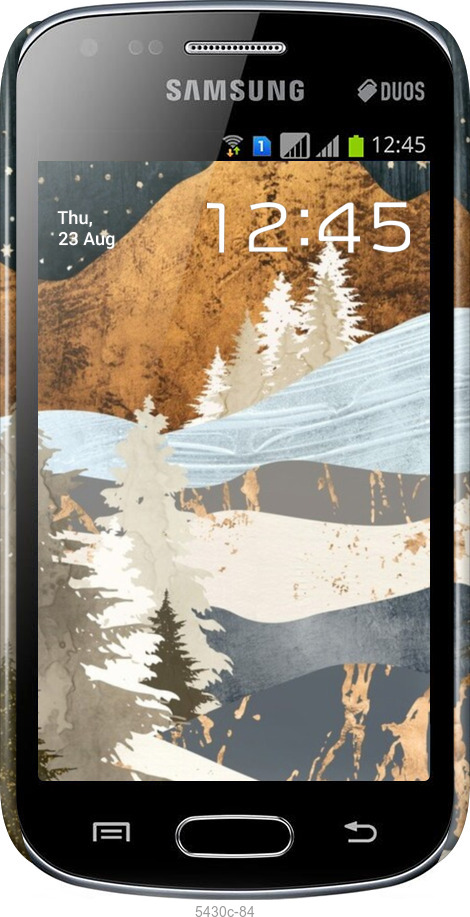 3D пластиковий глянцевий чехол № 5430 для Samsung Galaxy S Duos s7562 - 5430c-84 изображение 
