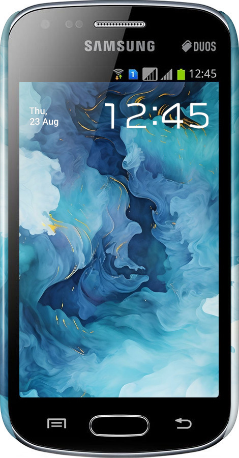 3D пластиковый глянцевый чехол Акварель для Samsung Galaxy S Duos s7562 - 6320c-84 изображение 