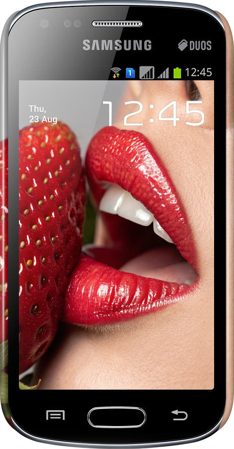 3D пластиковий глянцевий чехол Насолода для Samsung Galaxy S Duos s7562 - 6701c-84 изображение 