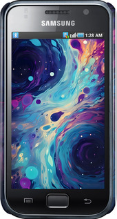 3D пластиковий глянцевий чехол Арт акварель для Samsung Galaxy S i9000 - 6329c-77 изображение 