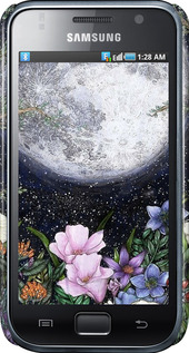 3D пластиковый матовый чехол Полночь в саду II для Samsung Galaxy S i9000 - 6424m-77 изображение 
