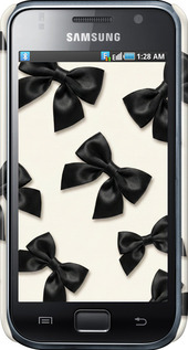 3D пластиковый матовый чехол Dark Coquette для Samsung Galaxy S i9000 - 6765m-77 изображение 