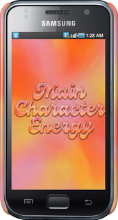 3D пластиковый глянцевый чехол Aura Gradient Main Character Energy Aesthetic Y2K для Samsung Galaxy S i9000 - 6783c-77 изображение 