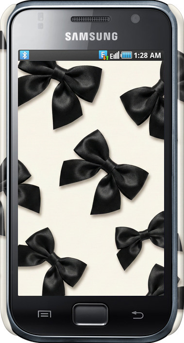 3D пластиковый матовый чехол Dark Coquette для Samsung Galaxy S i9000 - 6765m-77 изображение 