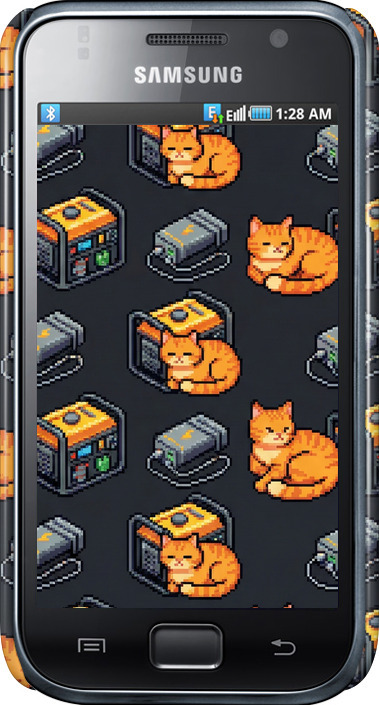 3D пластиковый матовый чехол Autonomous Zone для Samsung Galaxy S i9000 - 6771m-77 изображение 