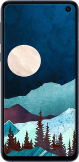 TPU чехол Гірська ідилія нічний краєвид для Samsung Galaxy S10e - 6488b-1646 изображение 