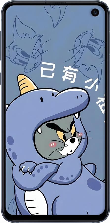 TPU чехол Том и джерри 1 для Samsung Galaxy S10e - 6358b-1646 изображение 