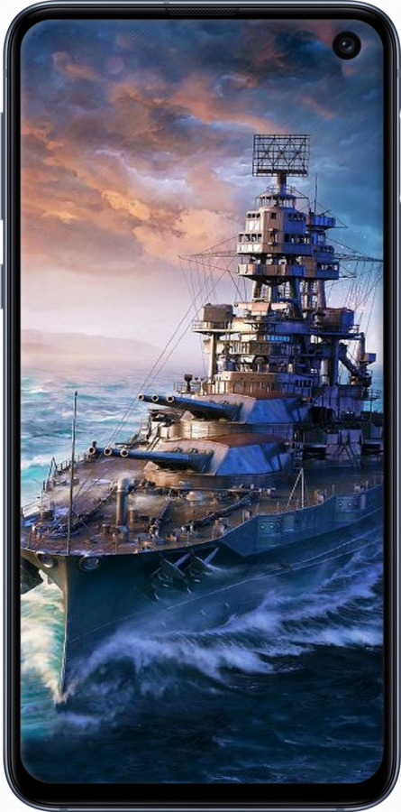 TPU чехол Военный корабль, world of tanks, wargaming для Samsung Galaxy S10e - 6461b-1646 изображение 