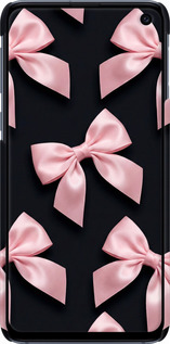 3D пластиковый матовый чехол Coquette Ribbons Dark Coquette для Samsung Galaxy S10e - 6767m-1646 изображение 