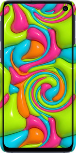 3D пластиковый матовый чехол Y2K Jelly Dream для Samsung Galaxy S10e - 6780m-1646 изображение 