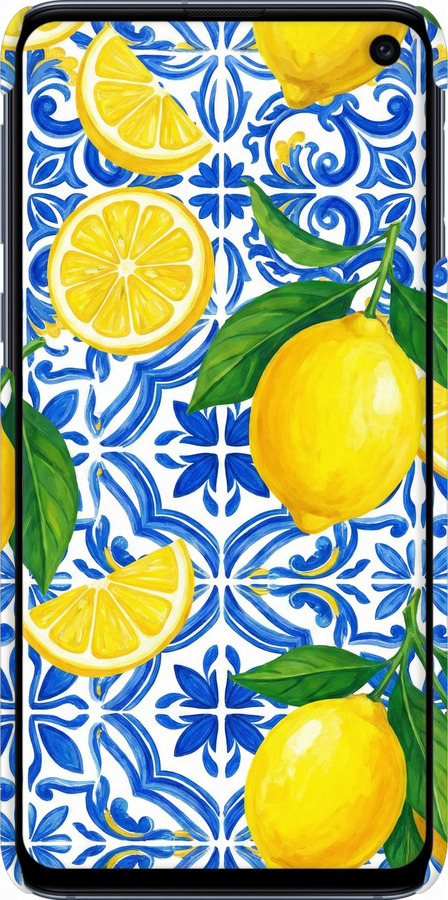 3D пластиковый матовый чехол Grocery Girl Italian Summer для Samsung Galaxy S10e - 6766m-1646 изображение 