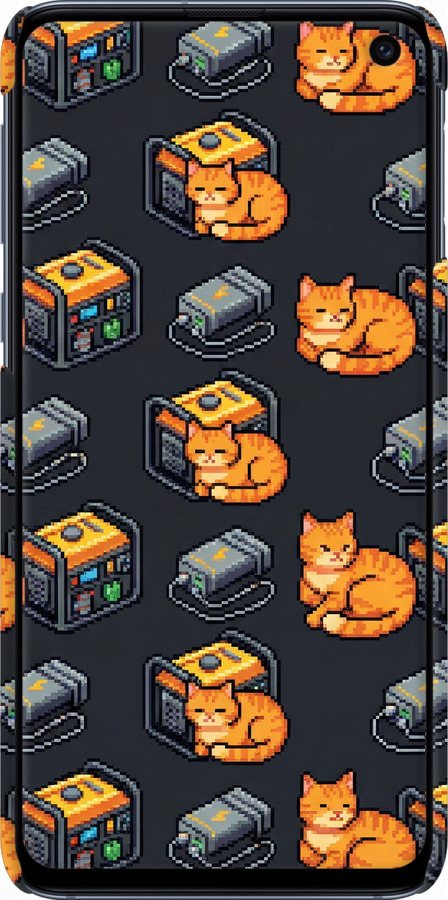 3D пластиковый матовый чехол Autonomous Zone для Samsung Galaxy S10e - 6771m-1646 изображение 