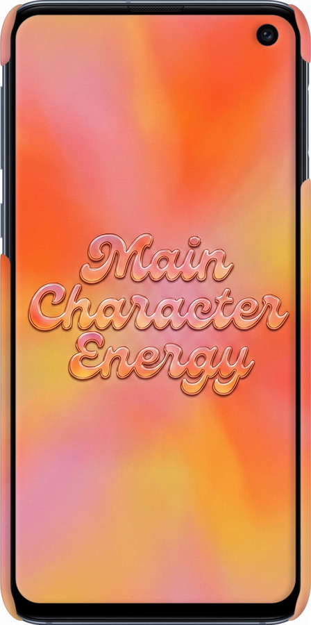 3D пластиковый матовый чехол Aura Gradient Main Character Energy Aesthetic Y2K для Samsung Galaxy S10e - 6783m-1646 изображение 