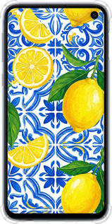 Силикон с усиленными углами чехол Grocery Girl Italian Summer для Samsung Galaxy S10e - 6766sp-1646 изображение 