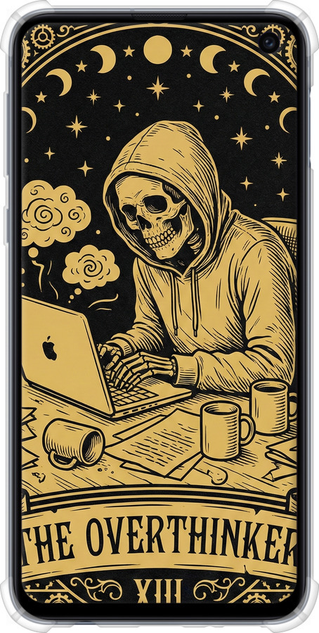 Силикон с усиленными углами чехол The Overthinker для Samsung Galaxy S10e - 6774sp-1646 изображение 