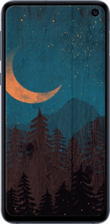 2D пластиковий чехол Зоряний ліс для Samsung Galaxy S10e - 6480t-1646 изображение 