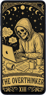 2D пластиковий чехол The Overthinker для Samsung Galaxy S10e - 6774t-1646 изображение 