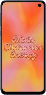 Силиконовый чехол Aura Gradient Main Character Energy Aesthetic Y2K для Samsung Galaxy S10e - 6783u-1646 изображение 