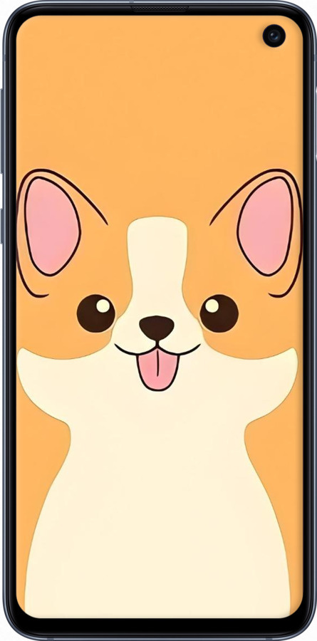 Силіконовий чехол Милый пес для Samsung Galaxy S10e - 6296u-1646 изображение 