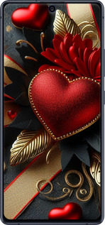 TPU чехол Сердечки v2 для Samsung Galaxy S10 Lite 2020 - 5832b-1851 изображение 