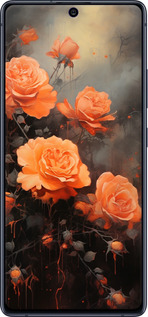 TPU чехол Оранжевые розы для Samsung Galaxy S10 Lite 2020 - 5944b-1851 изображение 