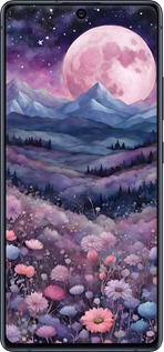 TPU чехол Ночь луна арт для Samsung Galaxy S10 Lite 2020 - 6319b-1851 изображение 