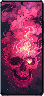 TPU чехол Череп арт для Samsung Galaxy S10 Lite 2020 - 6385b-1851 изображение 