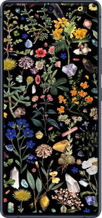 TPU чехол С цветами для Samsung Galaxy S10 Lite 2020 - 6422b-1851 изображение 