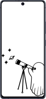 TPU чехол Привидение астроном для Samsung Galaxy S10 Lite 2020 - 6444b-1851 изображение 