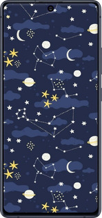 TPU чехол Астрономічний візерунок для Samsung Galaxy S10 Lite 2020 - 6446b-1851 изображение 