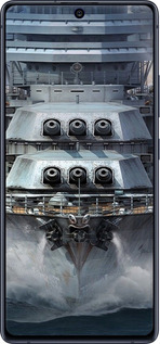 TPU чехол Линкор, world of tanks, wargaming, военный корабль для Samsung Galaxy S10 Lite 2020 - 6453b-1851 изображение 