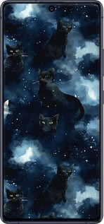 TPU чехол Изображение Кошек с тёмной акварелью для Samsung Galaxy S10 Lite 2020 - 6521b-1851 изображение 