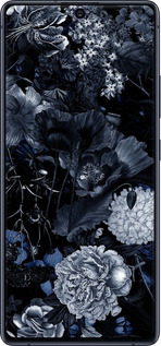 TPU чехол Абстрактный цветочный рисунок в синих тонах для Samsung Galaxy S10 Lite 2020 - 6539b-1851 изображение 