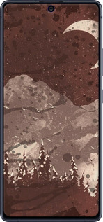 TPU чехол С изображением лунного пейзажа в ночном лесу для Samsung Galaxy S10 Lite 2020 - 6546b-1851 изображение 